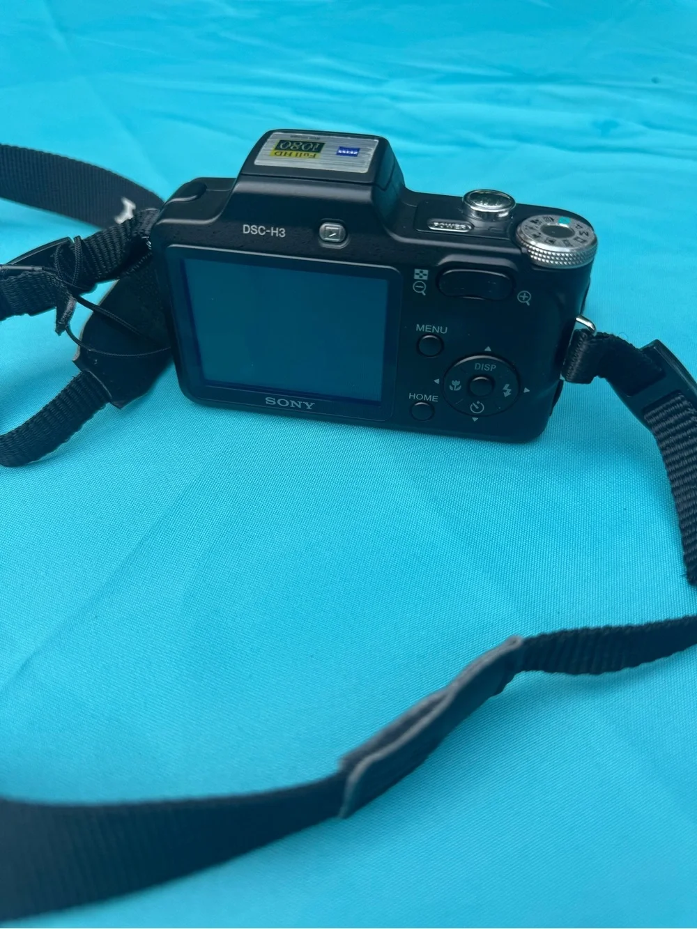 Sony DSC-H3 Digital Camera - Black with Strap